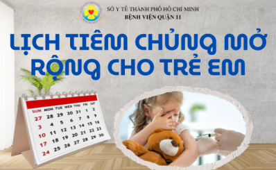 LỊCH TIÊM CHỦNG MỞ RỘNG CHO TRẺ EM